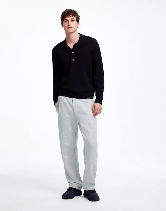 Men Hoodies and Sweatshirts Madewell The McCarren Midweight Sweatpant Light Heather Grey
