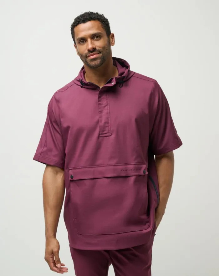 Men Hoodies and Sweatshirts TravisMathew SPORT MODE HOODIE Mauve Wine Men Hoodies and Sweatshirts TravisMathew SPORT MODE HOODIE Mauve Wine