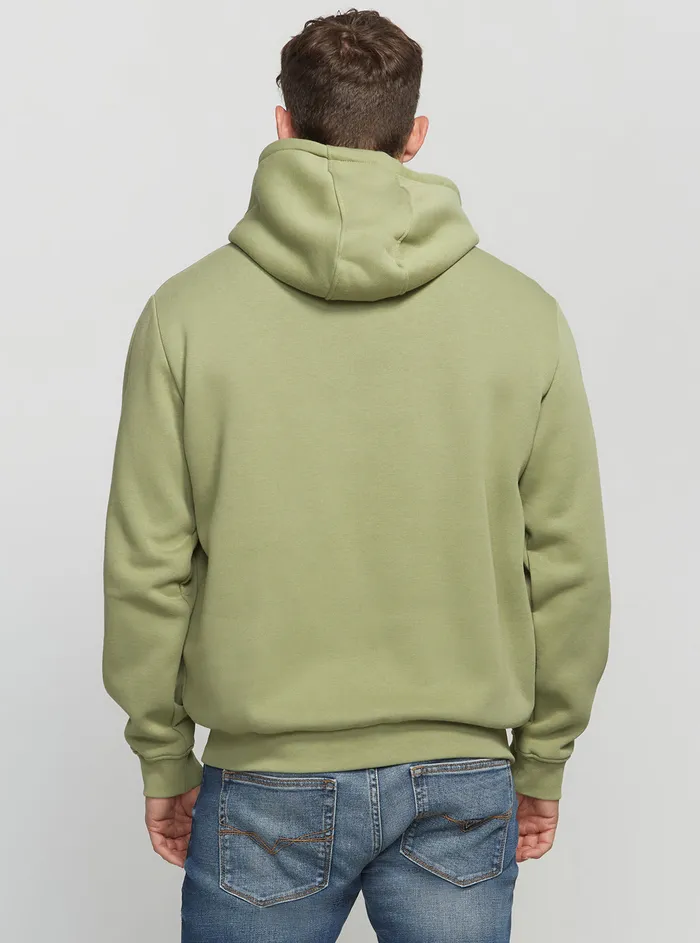 Men Hoodies GUESS Green Nevan Fleece Hoodie Men Hoodies GUESS Green Nevan Fleece Hoodie