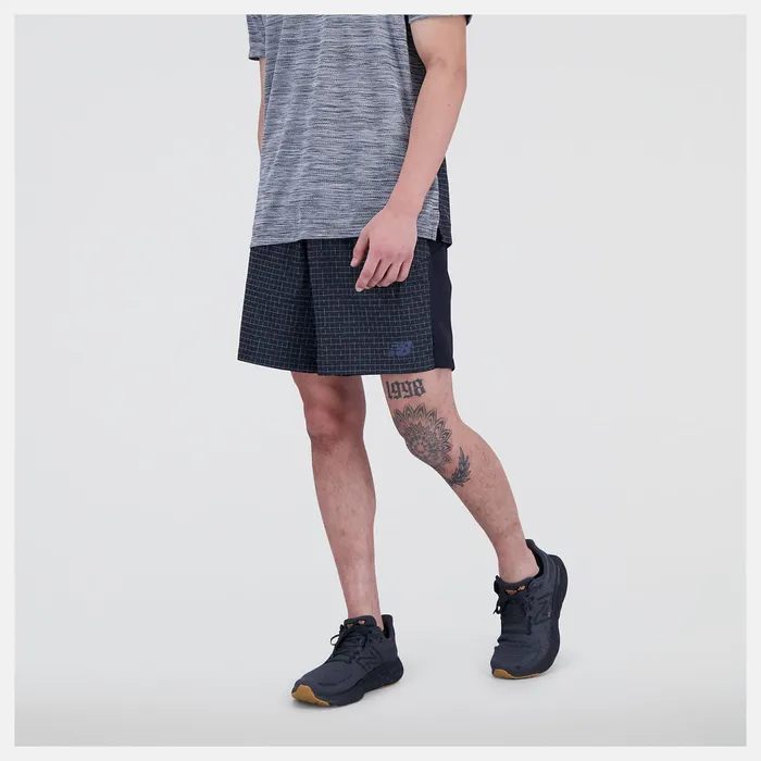 Men Impact Run Luminous 6 Inch Short Black New Balance Shorts