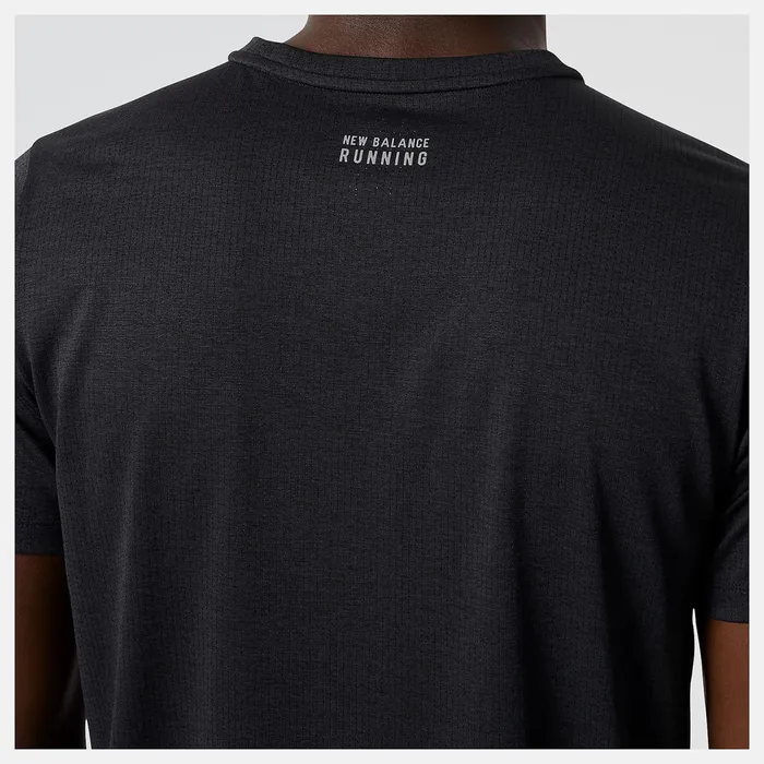 Men Impact Run Short Sleeve Black New Balance Shirts Men Impact Run Short Sleeve Black New Balance Shirts