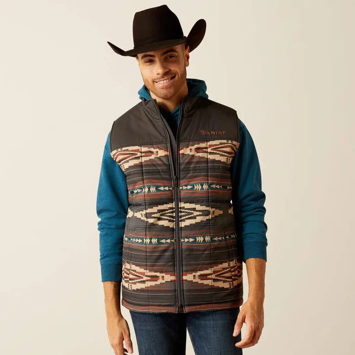 Men Jackets and Vests Ariat Crius Insulated Vest Cornstalk