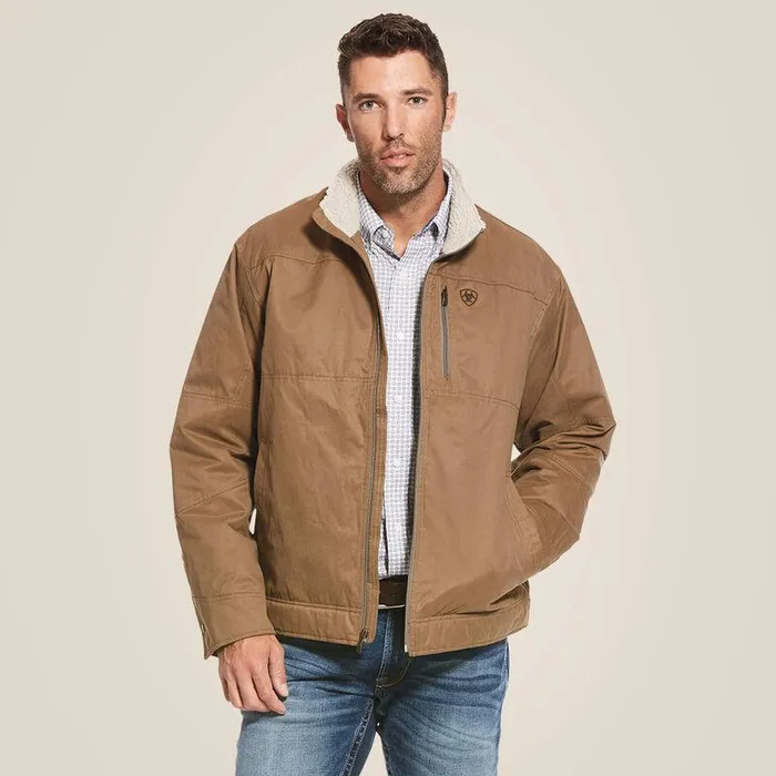 Men Jackets and Vests Ariat Grizzly Canvas Jacket Cub
