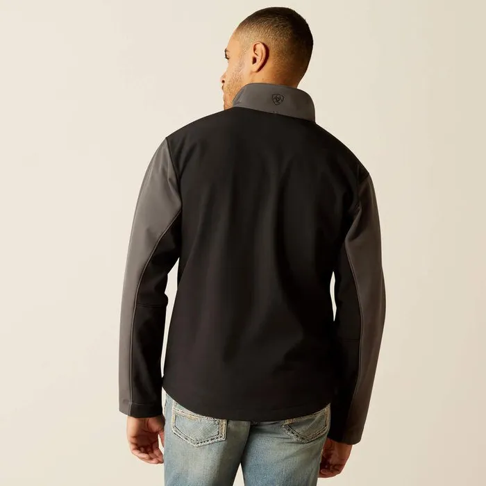 Men Jackets and Vests Ariat Logan Softshell Jacket Grey Men Jackets and Vests Ariat Logan Softshell Jacket Grey
