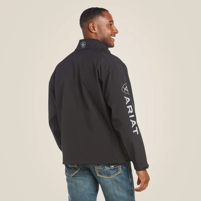 Men Jackets and Vests Ariat Logo 20 Softshell Jacket Black Men Jackets and Vests Ariat Logo 20 Softshell Jacket Black