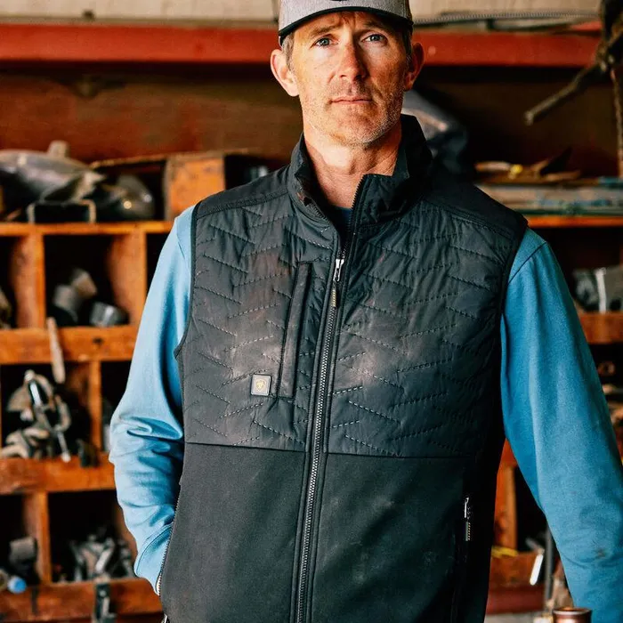 Men Jackets and Vests Ariat Rebar Cloud 9 Insulated Vest Black Men Jackets and Vests Ariat Rebar Cloud 9 Insulated Vest Black