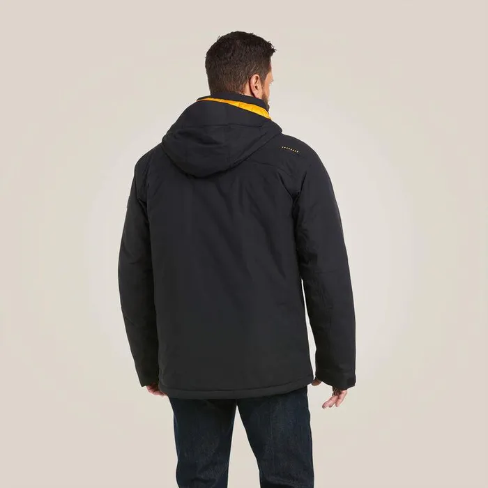 Men Jackets and Vests Ariat Rebar Storm Fighter 20 Waterproof Jacket Black Men Jackets and Vests Ariat Rebar Storm Fighter 20 Waterproof Jacket Black