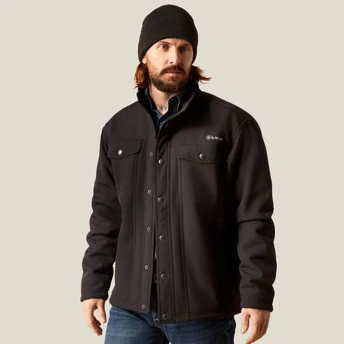 Men Jackets and Vests Ariat Vernon Sherpa 20 Black