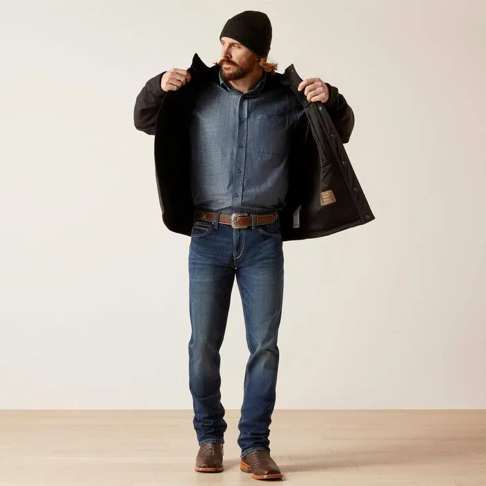 Men Jackets and Vests Ariat Vernon Sherpa 20 Black Men Jackets and Vests Ariat Vernon Sherpa 20 Black