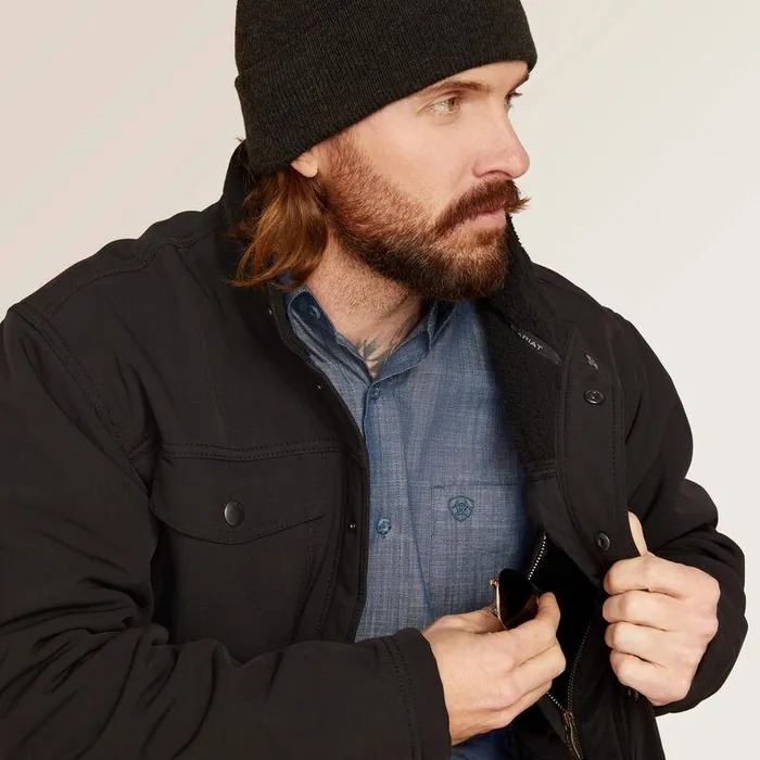 Men Jackets and Vests Ariat Vernon Sherpa 20 Black Men Jackets and Vests Ariat Vernon Sherpa 20 Black