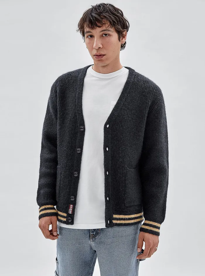 Men Jackets GUESS Guess Originals Blue Luka Cardigan