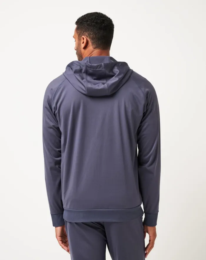 Men Jackets TravisMathew CLOUD TRACK JACKET Navy Men Jackets TravisMathew CLOUD TRACK JACKET Navy