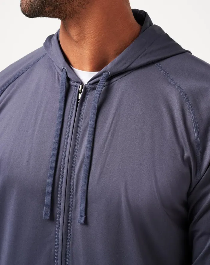 Men Jackets TravisMathew CLOUD TRACK JACKET Navy Men Jackets TravisMathew CLOUD TRACK JACKET Navy