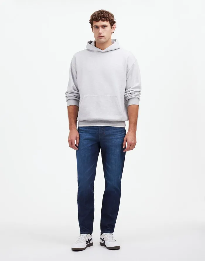 Men Jeans Madewell Relaxed Taper Jeans Limestone Wash