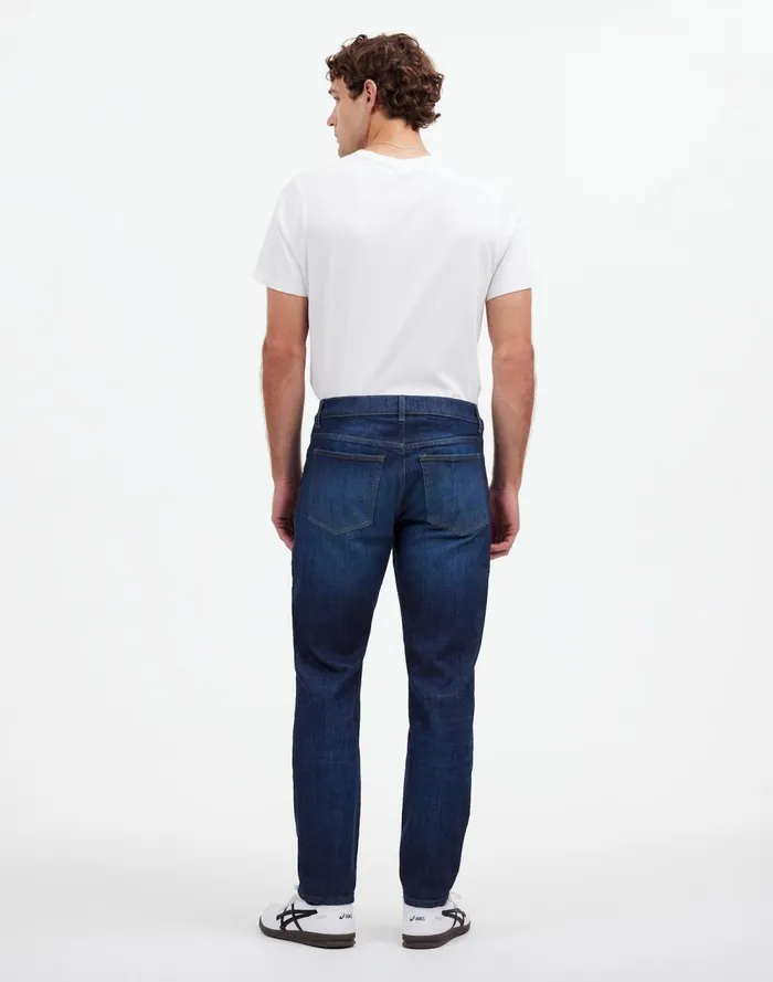 Men Jeans Madewell Relaxed Taper Jeans Limestone Wash