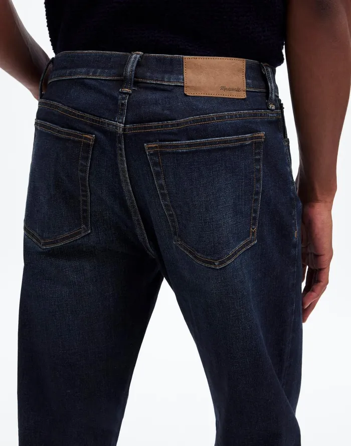 Men Jeans Madewell The 1991 StraightLeg Stretch Selvedge Jean Kinney Wash