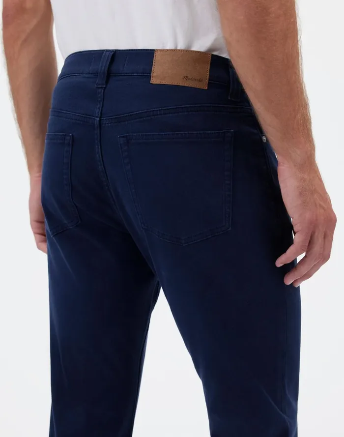 Men Jeans Madewell The Athletic Allday Slim Pant Deep Indigo
