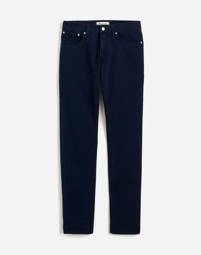 Men Jeans Madewell The Athletic Allday Slim Pant Deep Indigo