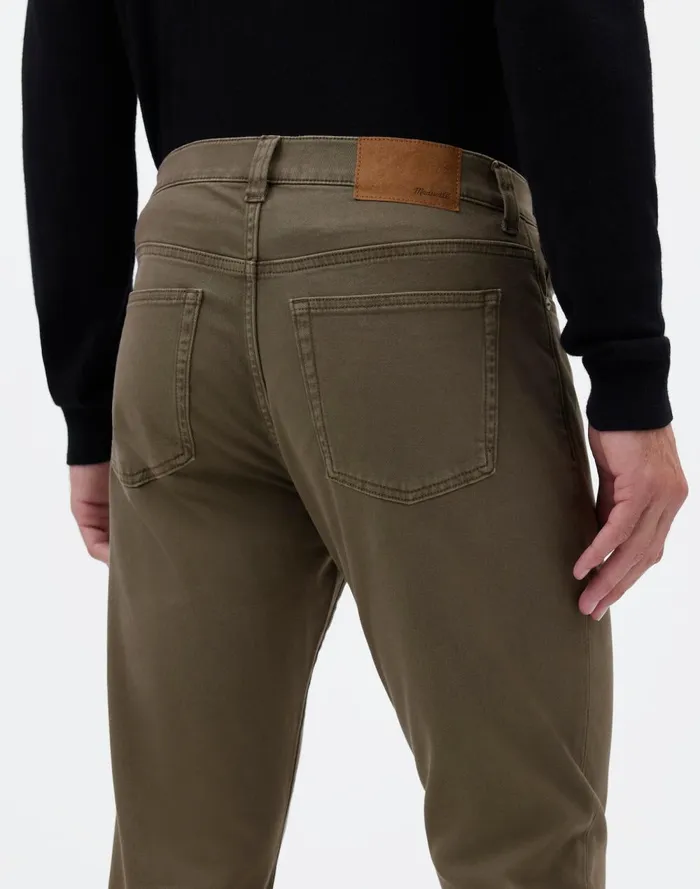 Men Jeans Madewell The Athletic Allday Slim Pant Driftwood Brown