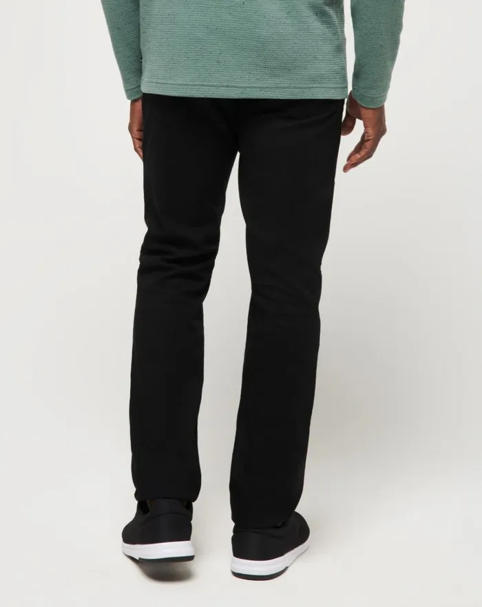 Men Jeans TravisMathew LEGACY FEATHERWEIGHT JEANS Black Men Jeans TravisMathew LEGACY FEATHERWEIGHT JEANS Black