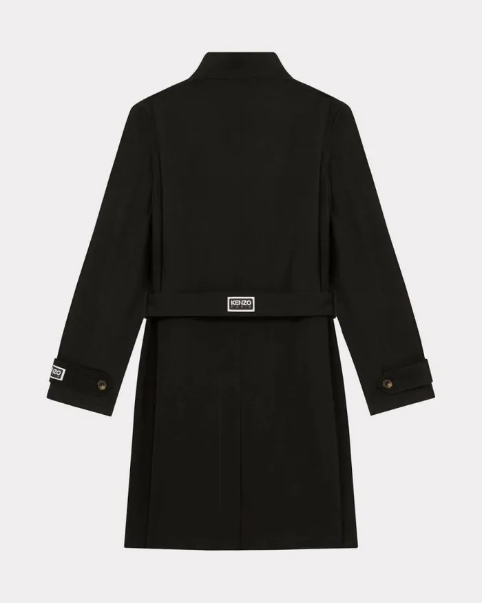 Men Kimono Coat Black Kenzo Jackets And Coats