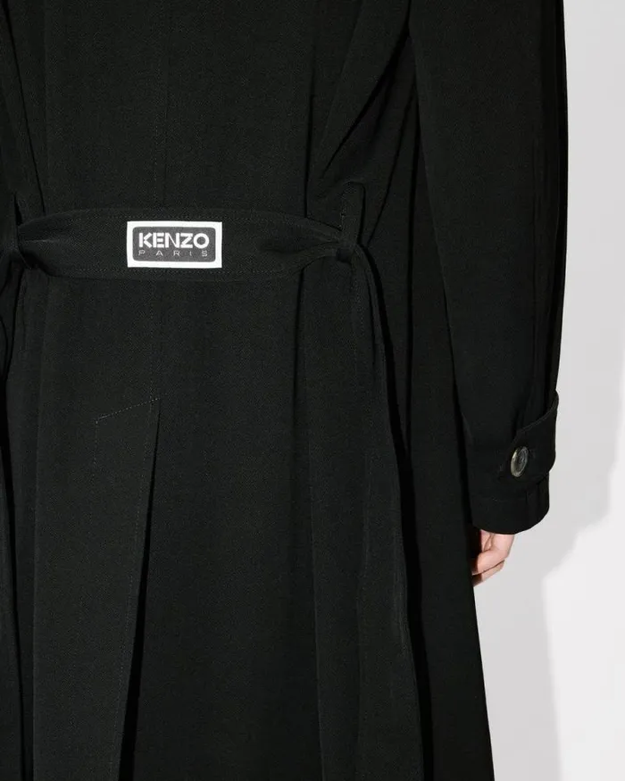 Men Kimono Coat Black Kenzo Jackets And Coats