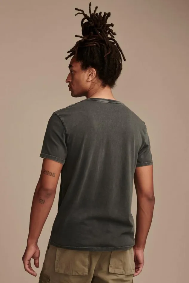 Men Lucky Brand Graphic Tees Fender Diamond Tee Jet Black