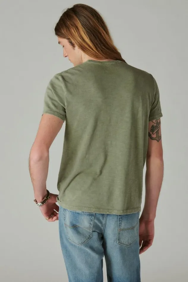 Men Lucky Brand Graphic Tees Ford Bronco Tee Oil Green