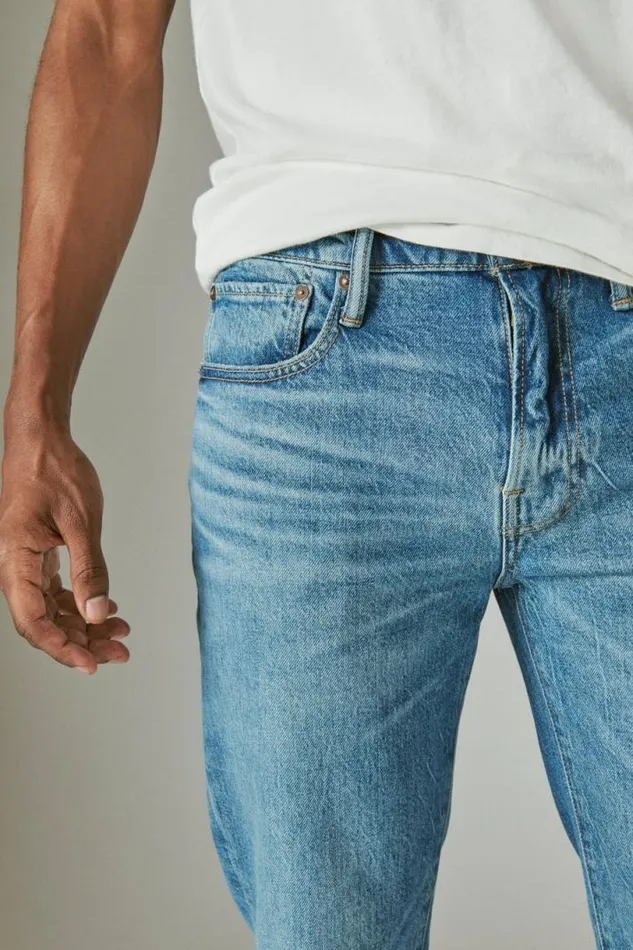 Men Lucky Brand Jeans 223 Straight Comfort Stretch Jean Gilman Blue