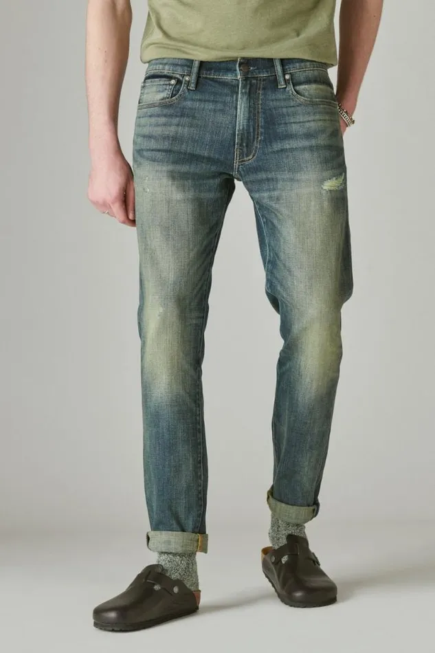 Men Lucky Brand Jeans Lucky Legend 412 Athletic Slim Jean Marsh