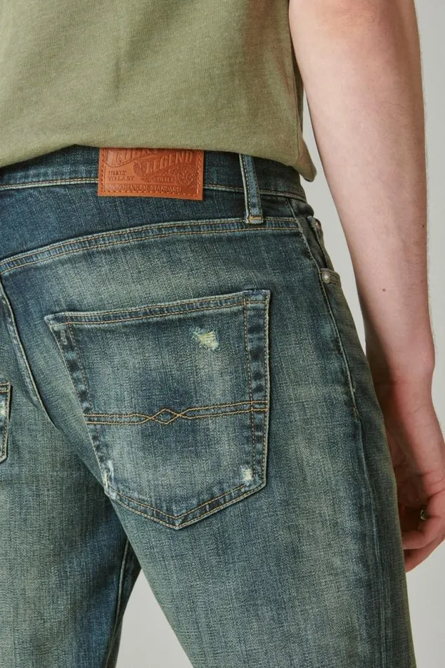 Men Lucky Brand Jeans Lucky Legend 412 Athletic Slim Jean Marsh
