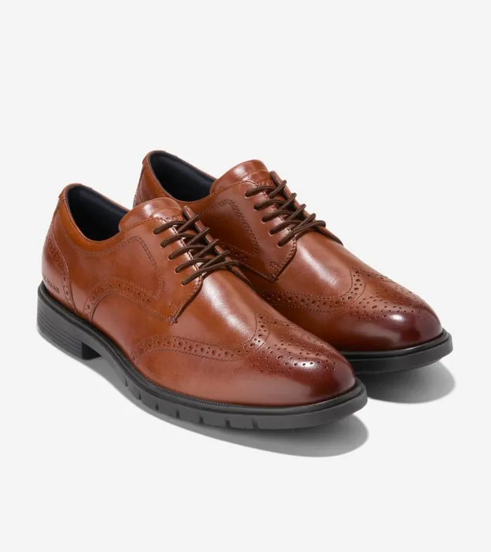 Men Men039s GrandFlex Dress Wingtip Oxfords Brown Cole Haan Oxfords Men Men039s GrandFlex Dress Wingtip Oxfords Brown Cole Haan Oxfords