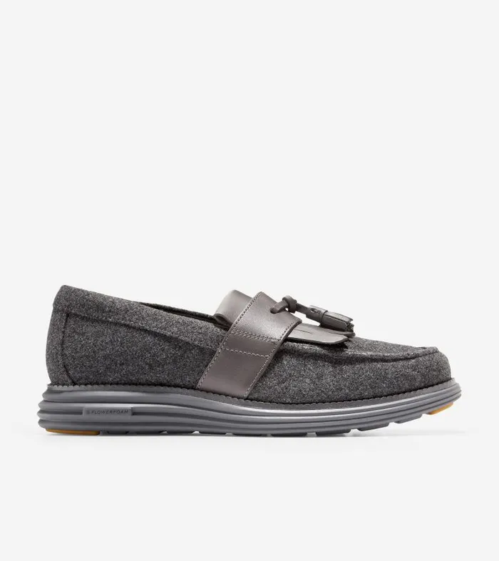 Men Men039s riginalGrand Kiltie Loafer Gray Cole Haan Loafers and Drivers