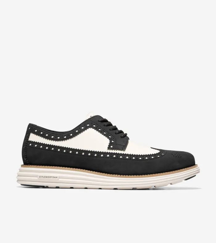 Men Men039s riginalGrand Remastered Longwing Black Cole Haan Dress Shoes