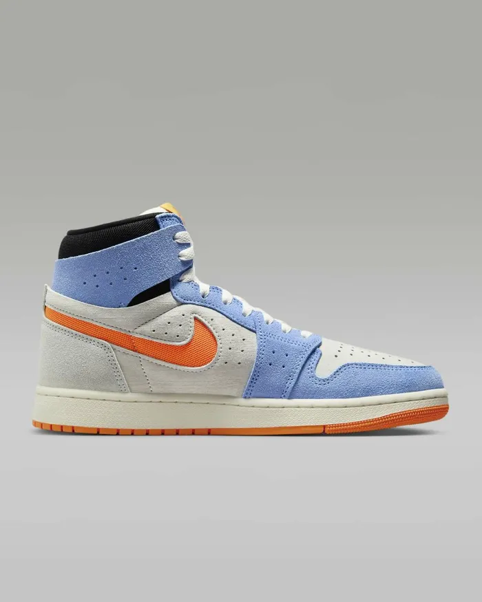 Men Nike All Shoes Air Jordan 1 Zoom CMFT 2 Sailroyal Pulselight Silveralpha Orange