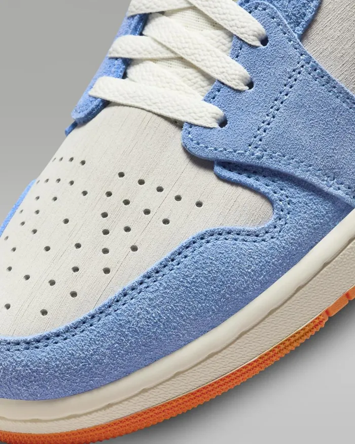Men Nike All Shoes Air Jordan 1 Zoom CMFT 2 Sailroyal Pulselight Silveralpha Orange