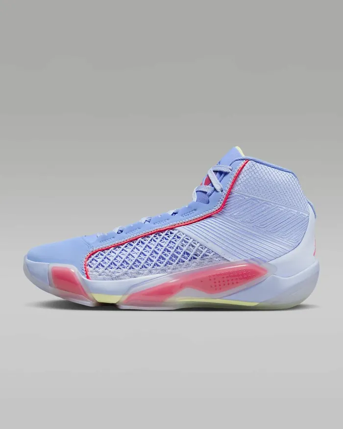 Men Nike All Shoes Air Jordan XXXVIII Light Marineroyal Pulseflash Crimsonastronomy Blue