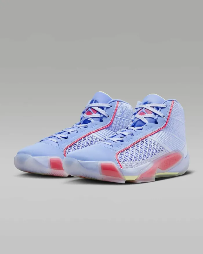 Men Nike All Shoes Air Jordan XXXVIII Light Marineroyal Pulseflash Crimsonastronomy Blue