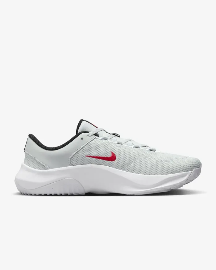 Men Nike All Shoes Legend Essential 3 Next Nature Pure Platinumwhiteblackuniversity Red