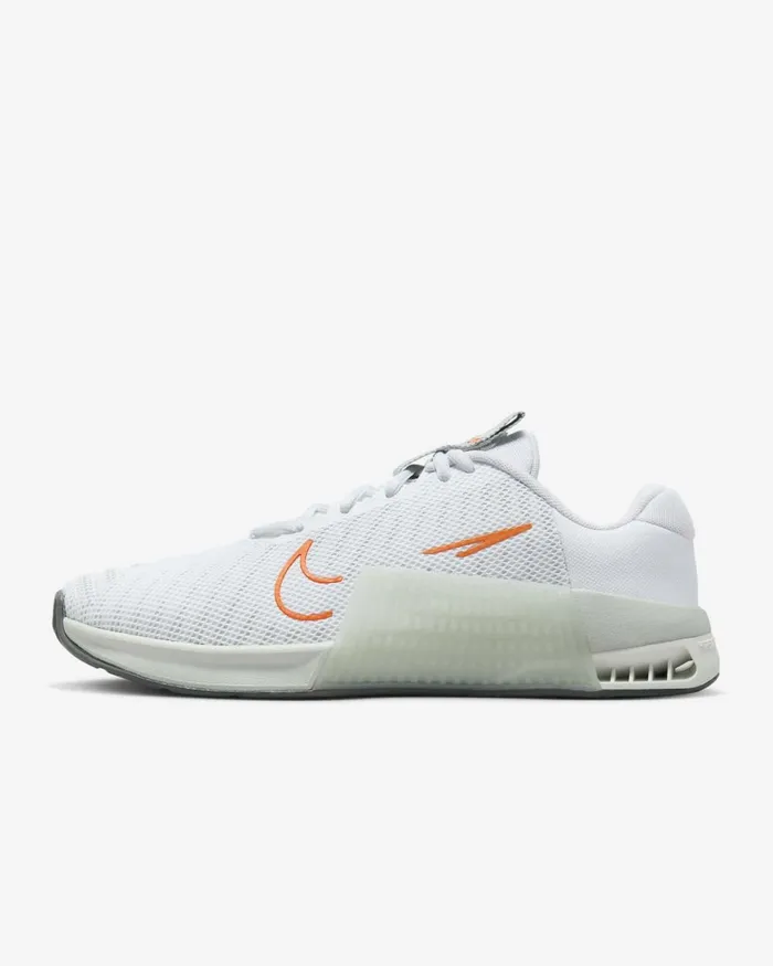 Men Nike All Shoes Metcon 9 Whitelight Silverbright Mandarinwhite