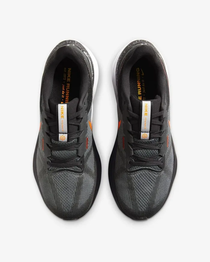 Men Nike All Shoes Structure 25 Smoke Greyblackdark Smoke Greysafety Orange