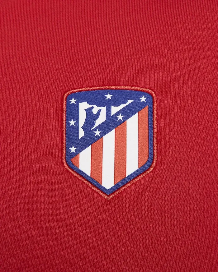 Men Nike Hoodies And Sweatshirts Atltico Madrid Sport Redwhite