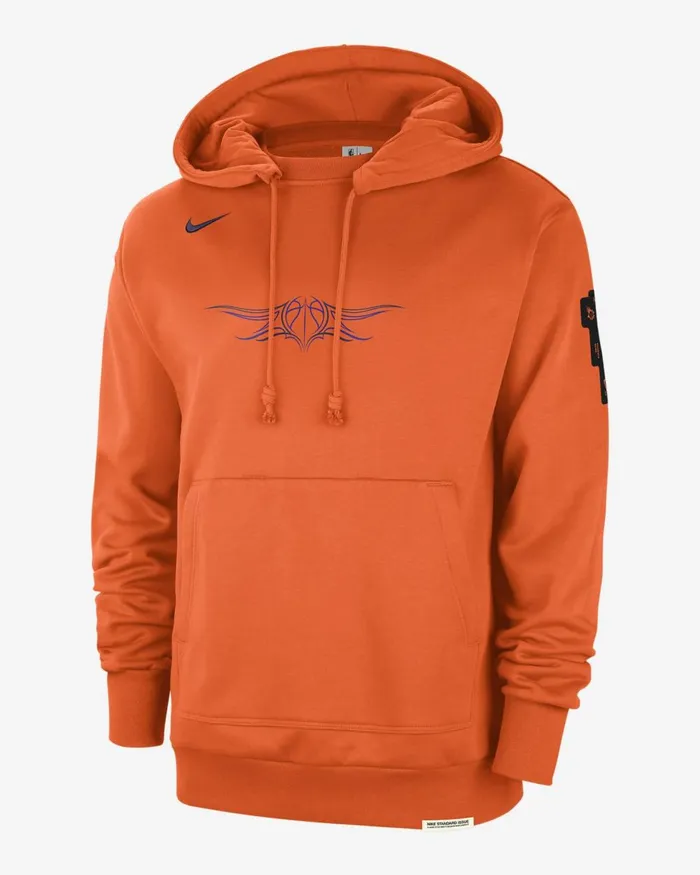 Men Nike Hoodies And Sweatshirts Phoenix Suns Standard Issue 202324 City Edition Brilliant Orange