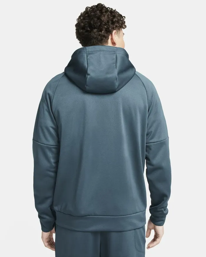 Men Nike Hoodies And Sweatshirts Therma Deep Jungledeep Jungleblack