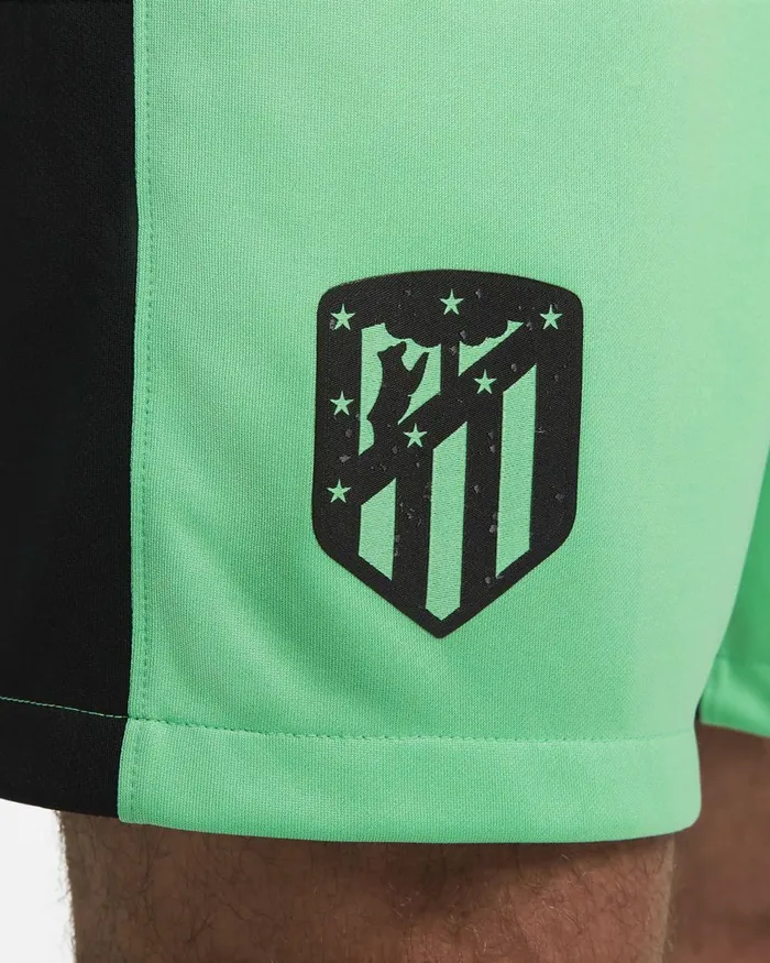 Men Nike Shorts Atltico Madrid 202324 Stadium Third Spring Greenblackblack