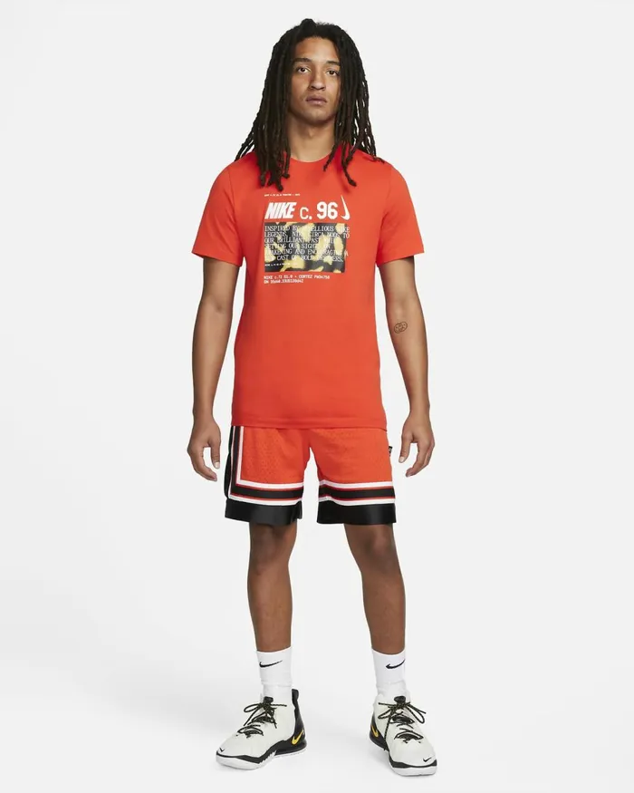 Men Nike Shorts Circa Picante Redblackwhite