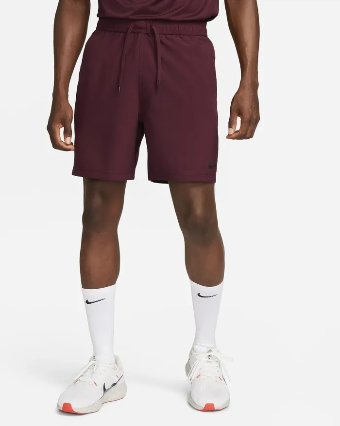 Men Nike Shorts Form Night Maroonblack