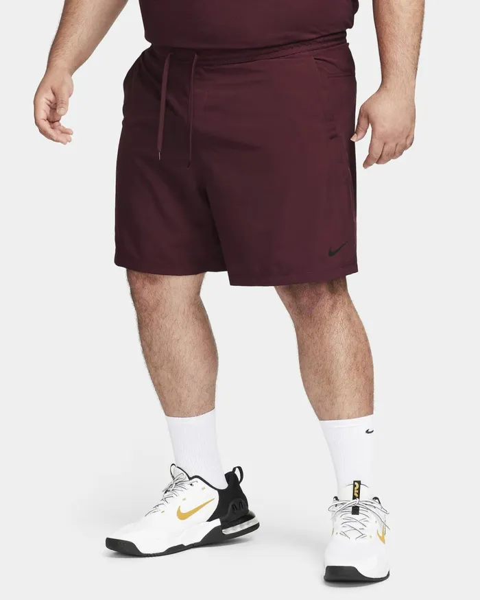 Men Nike Shorts Form Night Maroonblack