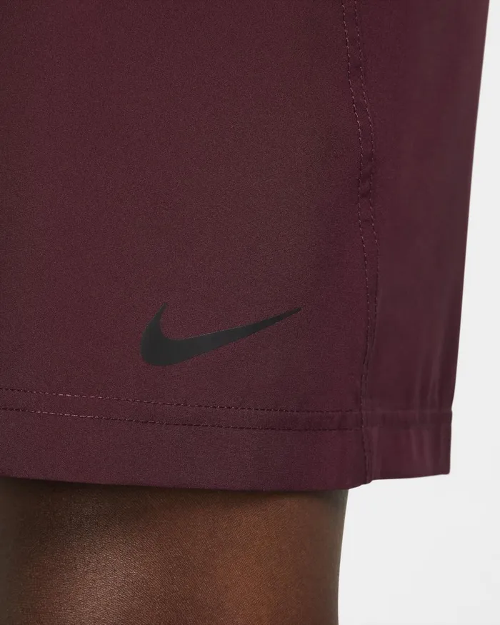 Men Nike Shorts Form Night Maroonblack