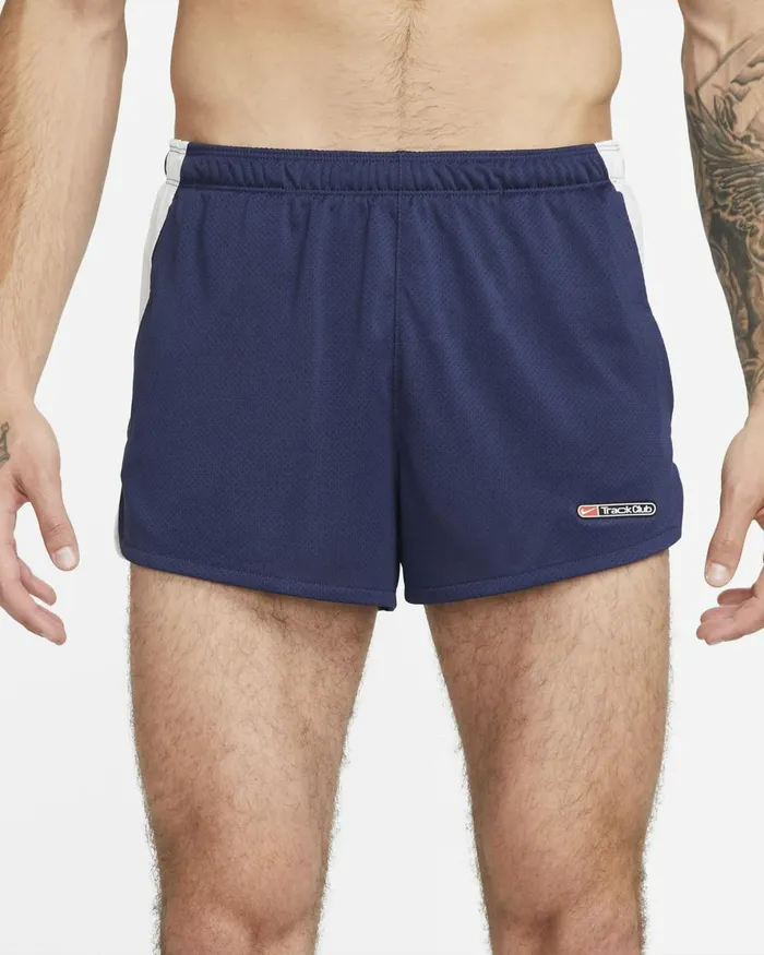 Men Nike Shorts Track Club Midnight Navysummit Whiteblack